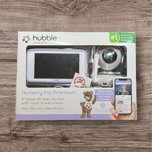 Hubble Connected Nursery Pal Premium 5" Smart HD Baby Monitor with Touch Screen